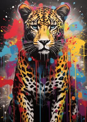 Leopard Banksy Street Art