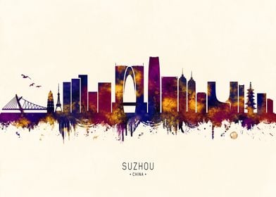 Suzhou China Skyline