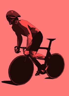 Track Cycling Pop Art