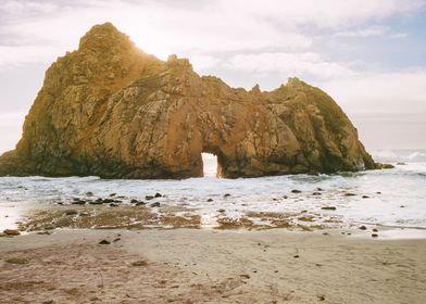 Big Sur Keyhole Arch Photo