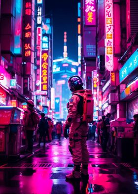 Astronaut in the City