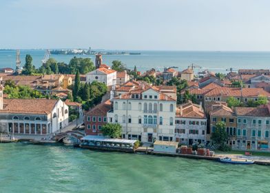 Building by the water