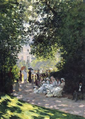 The Parc Monceau Monet
