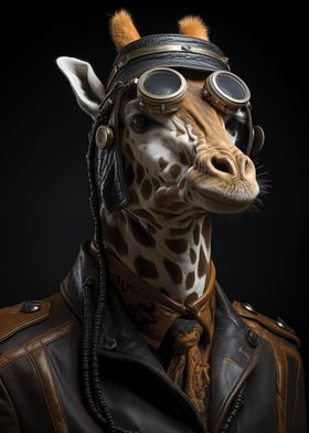 Animals Vintage Giraffe