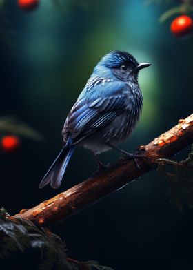 Beautiful Blue Bird Nature