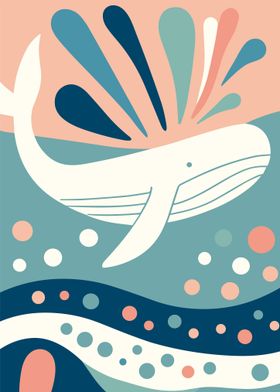 Pastel Whale