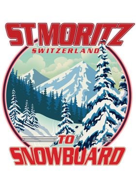 St Moritz Snowboarding 