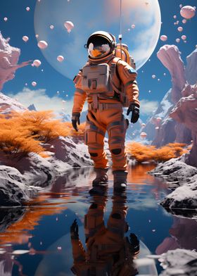 Astronaut Landscape 