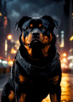 Rottweiler Police Dog