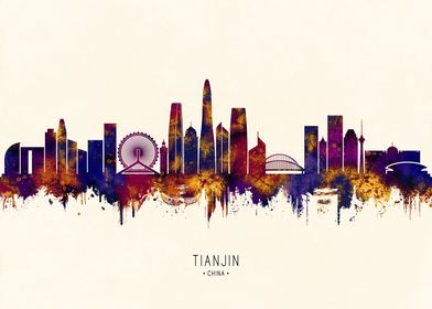 Tianjin China Skyline