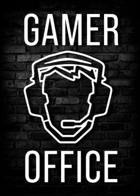 Gamer Office Poster