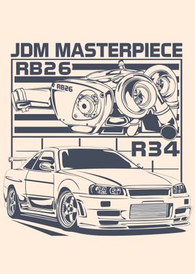 JDM Masterpiece RB26