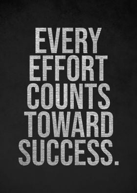 Effort And Success