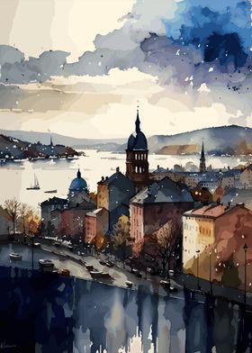 Oslo Norway Painting City