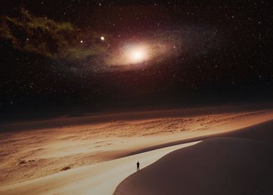 Fantasy of Desert Galaxy