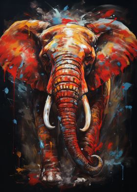 Elephant Abstract