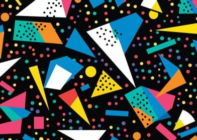 1980s Dots and Shapes