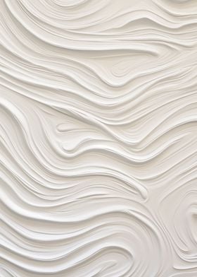 White Abstract Art 