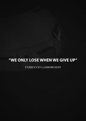 When We Give Up