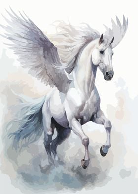 Pegasus Watercolor
