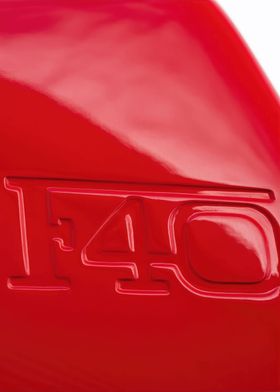 F40 Wing Iconic Symbol