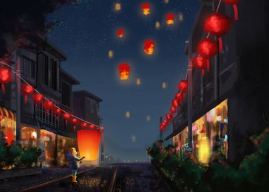 Lantern in the Night