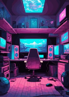 Gaming Zone Vaporwave