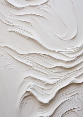 Abstract White Art Poster