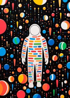 Colorful Astronaut