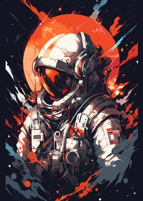 Astronaut in space