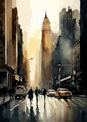 New York City Watercolor