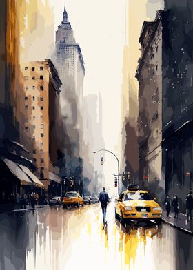 New York City USA Painting