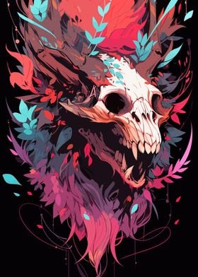 Beautiful skull