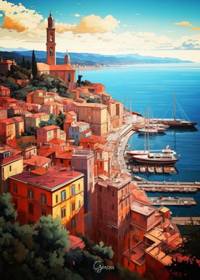 GENOA Oil Painting