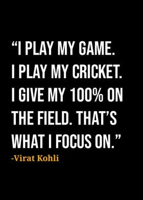 Virat Kohli Quotes 