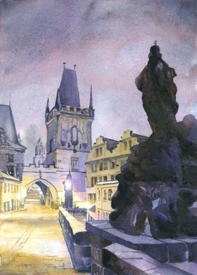 Charles Bridge Prague art