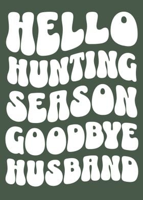 Funny Women Hunting Poster