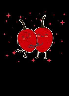 Cute Tamarillo Couple