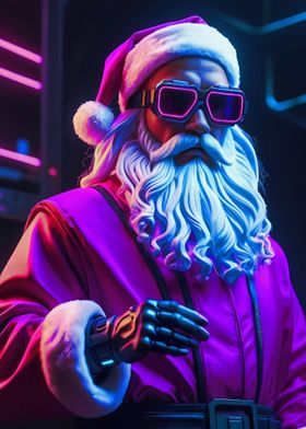 Cyberpunk Santa Claus