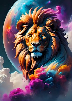 Lion in space