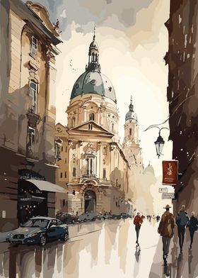 Vienna Cool City Painting 