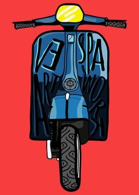 Vespa Classics Vintage Art