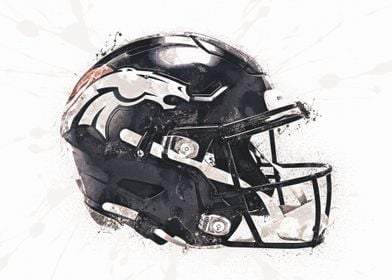 Denver Broncos Helmet
