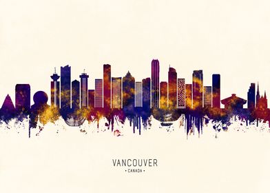 Vancouver Canada Skyline