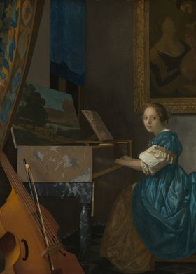 Lady Seated at a Virginal