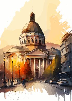 Sofia City Painting 