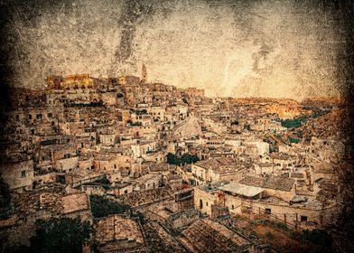 Matera Italy Grunge