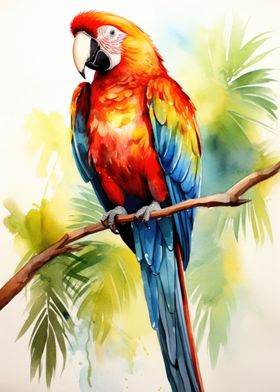 Parrot Watercolor