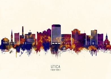 Utica New York Skyline