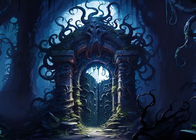 Lovecraft Cthulhu God Door